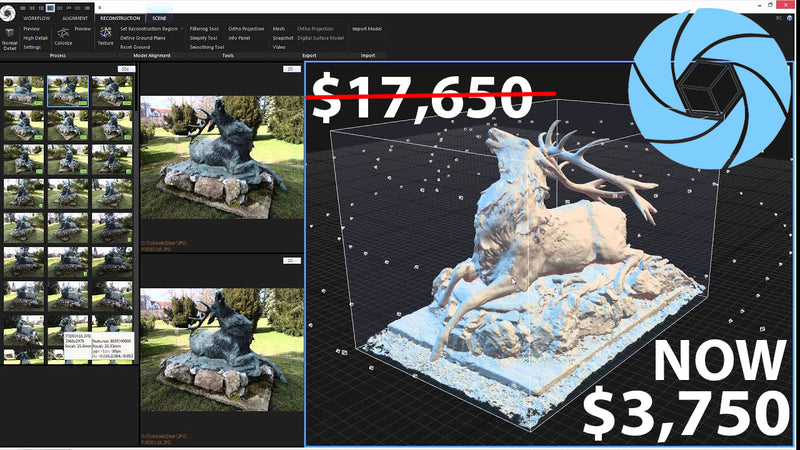 Epic Games Reduces RealityCapture Enterprise License Price to $3,750 USD from $17,650 USD (Nearly 80% Off!)