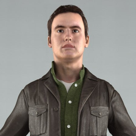 CASUAL MAN- RIGGED 3D MODEL (CMan0007HD2CS)