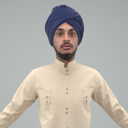 CASUAL MAN- RIGGED 3D MODEL (CMan0013HD2CS)