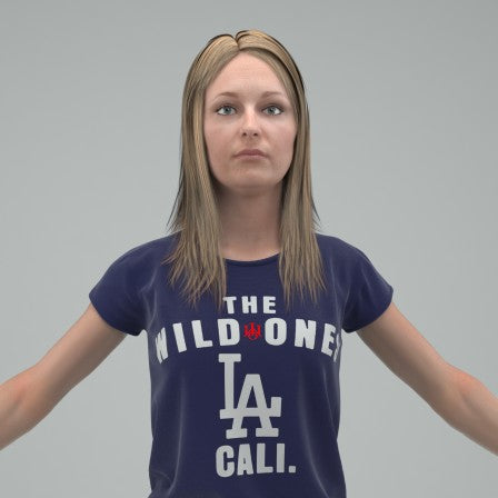 CASUAL WOMAN- RIGGED 3D MODEL (CWom0018HD2CS)