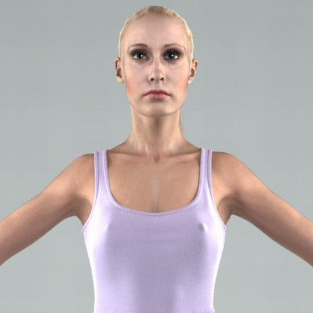 ATHLETE (SPORT)- RIGGED 3D MODEL (SWom0002HD2CS)