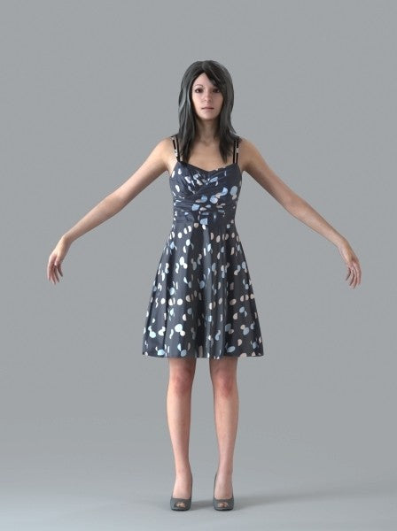 Casual Woman - Rigged 3D Human Model (CWom0020M4CS)