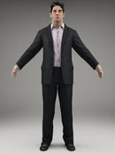 BUSINESSMAN - FBX RIGGED MODEL (BMan0001M3FBX)