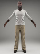 CASUAL MAN - FBX RIGGED MODEL (CMan0012M3FBX)