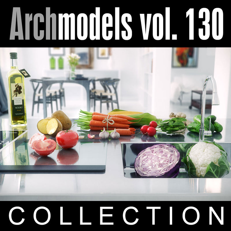 Archmodels vol. 130 (Evermotion 3D Models) - Fruits and Vegetables