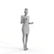 Professiona Woman | bman0345hd2o01p01s | Ready-Posed 3D Human Model (Woman)