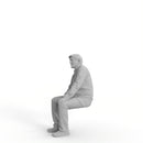 Casual Man | mus0004hd2o01p01s | Ready-Posed 3D Human Model (Man / Still)