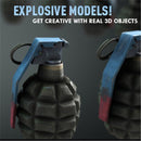 Projectile Weapons - Professional 3D Models for Element 3D