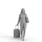 AXYZ Design | Traveling Woman| tra0018hd2o01p01s | Ready- Posed 3D Human Model (Woman)